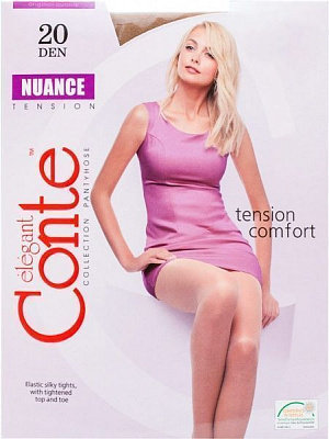 Колготки Conte NUANCE 20 den natural р. 5 бежевый 