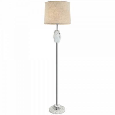 Торшер Vio Concept by LUCEA Esina 40 Вт E27 білий/хром 80368-03-FL1-SW