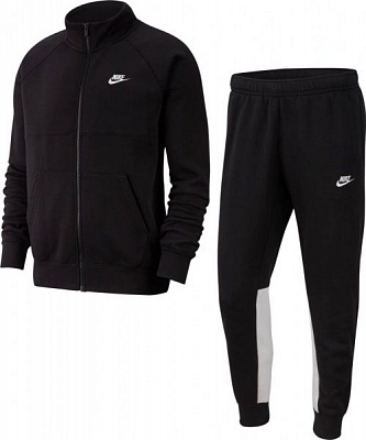 Спортивний костюм Nike M NSW CE TRK SUIT FLC BV3017-010 р. M чорний