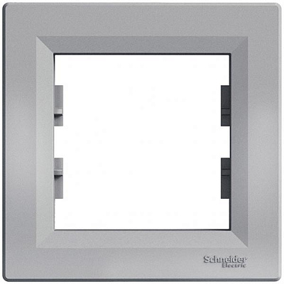 Рамка Schneider Electric ASFORA алюминий EPH5800161