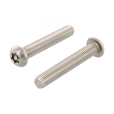 Гвинт метричний 6x30 мм з напівкруглою головкою 1 шт.