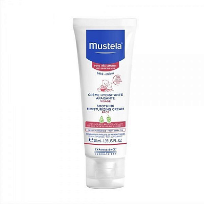 Детский крем Mustela для чувствительной кожи 40 мл 55 г