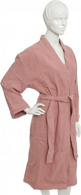 Халат мелкое букле 152548 р. S/M розовый 