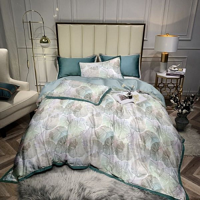 Комплект постельного белья Монстера евро серый Word of Dream 