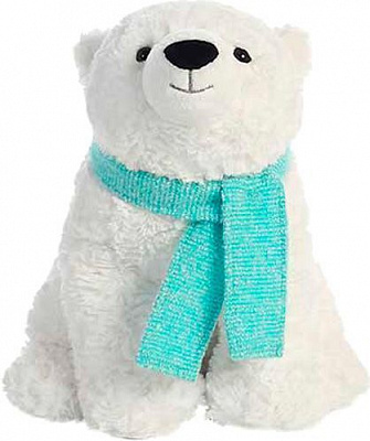 Мягкая игрушка Aurora Медведь полярный с шарфом 25 см 151214A
