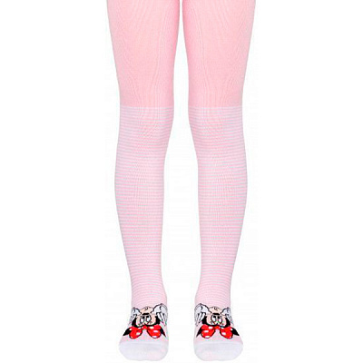 Колготки дитячі Conte-Kids DISNEY Мінні Маус 17С-130СПМ р.150-152 світло-рожевий