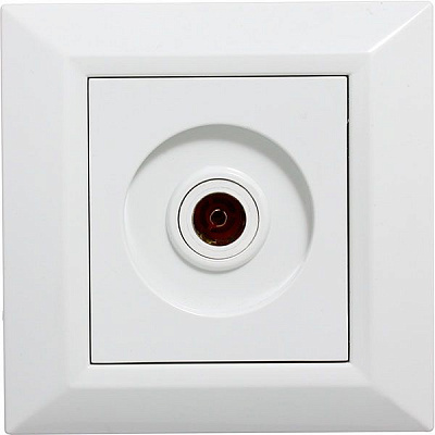 Розетка Underprice Vesta телевизионная белая