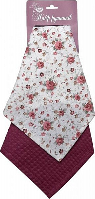 Набор полотенец вафельных Violet 55x33 см Прованс 