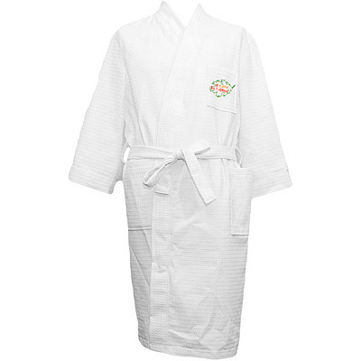 Халат женский Банный белый