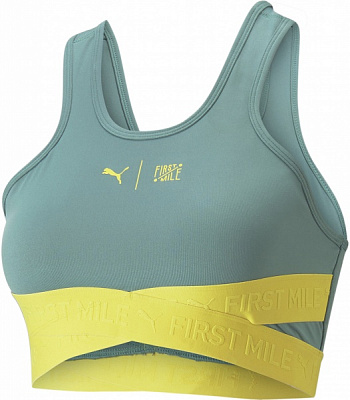 Бра Puma W FIRST MILE HIGH IMPACT BRA 52321084 р.L бірюзовий