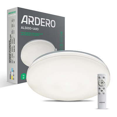 Светильник светодиодный ARDERO AL5000-1ARD 72W 5400Lm белый 2700-6500 + RGB К