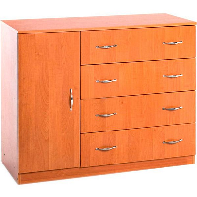 Комод Компонит 4+1Б 1054х849х448 мм ольха