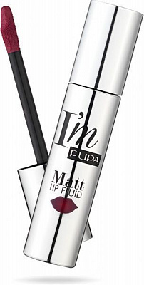 Помада губна Pupa I'm Matt Lip Fluid №53 Dark Red 4 мл