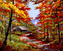 Картина по номерам Осень в лесу bk_1330 50x40 см BookOpt 