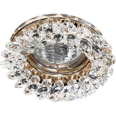 Світильник Feron CD4141 G5.3 прозорий-золото