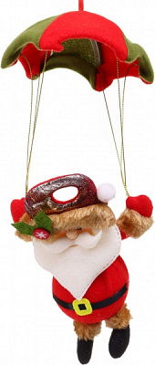 Декоративная подвеска Дед Мороз 22 см разноцветный HFW2001