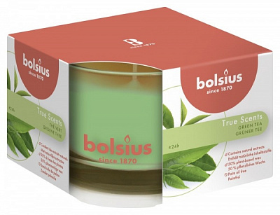 Свеча в стакане True scents 63/90 Зеленый чай 