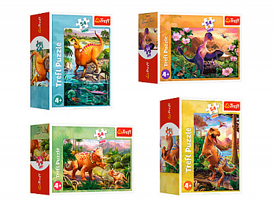 Пазлы Trefl Удивительные динозавры 54194