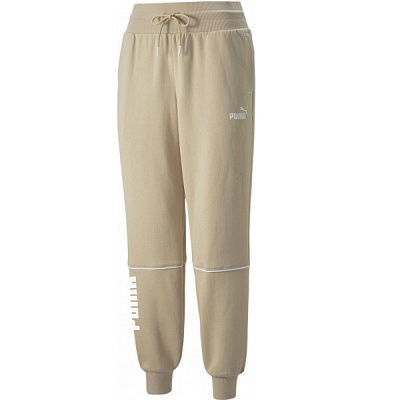Брюки Puma POWER COLORBLOCK HIGH-WAIST PANTS FL CL 84995467 р. L бежевый