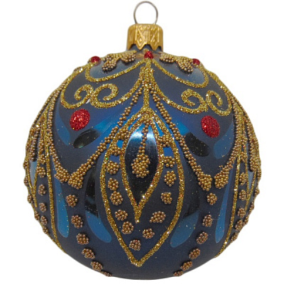 Шар новогодний d80 восточная 9212/27287 