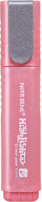 Маркер текстовий Nota Bene with glitter 521B-24 rose рожевий