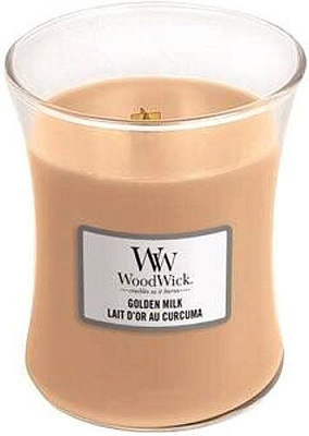 Свічка ароматична Woodwick Medium Golden Milk 275 г