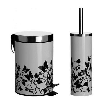 Набір відро для сміття Eko Development Limited 3 л + щітка для унітазу