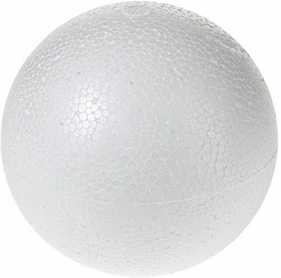 Декоративний елемент з пенопласту у вигляді кулі діаметром 12 см