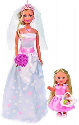 Набор с куклой Simba Штефи та Еви Невеста и ее подружка