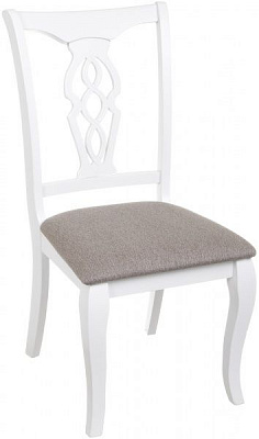 Стілець обідній Катанія білий/сірий