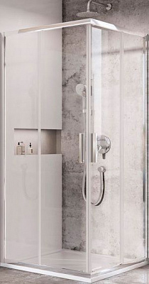 Душевая кабина Ravak BLSRV2-80 Полированный алюминий TRANSPARENT