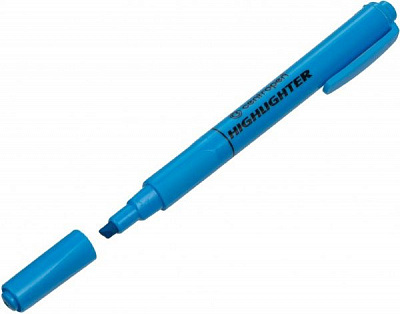 Маркер текстовый Centropen Fax 1-4.6 мм 8722 синий 