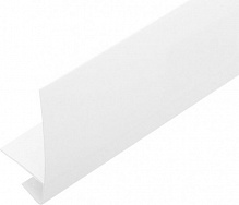Профиль монтажный ПВХ Panelit F-образный снежно-белый 3000 мм