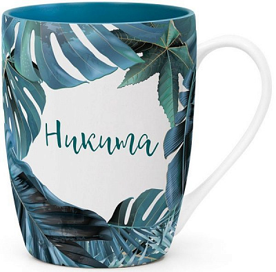 Чашка именная Флора 054-Никита Be Happy