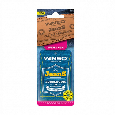 Ароматизатор підвісний WINSO Jeans 537540 Bubble Gum 76 мл
