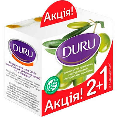 Мыло Duru Nature's Treasures Лесная ягода 3х90 г