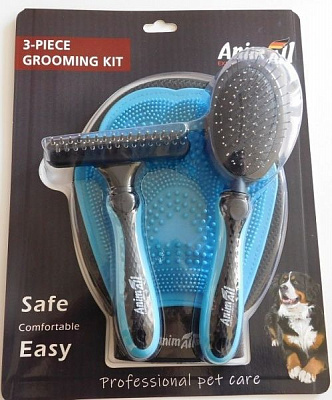 Набор для груминга AnimAll 3 в 1 голубой MG8603-Blue (2000981170233)