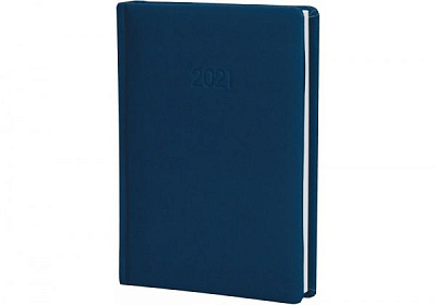 Дневник датированный темно-синий линия Optima Vivella A6 2022 E21895