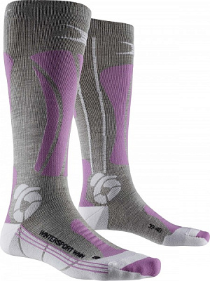 Носки X-Socks APANI® SOCKS WINTERSPORTS WMN AP-WS03W20W-B343 р.39-40 черный