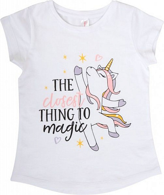 Футболка для дівчинки Luna Kids Stars р.116 білий №0021/16051