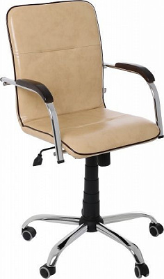 Крісло AMF Art Metal Furniture Самба-RC горіх мадрас бежевий