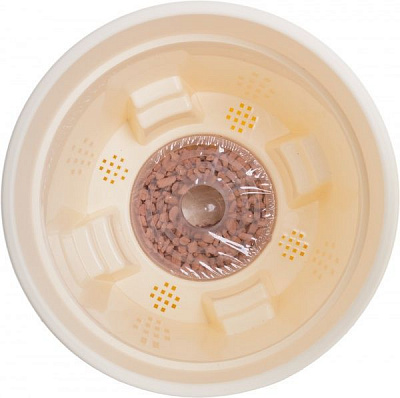 Горщик пластиковий Santino Latina круглий 2,5л кремовий (L1 KRE)