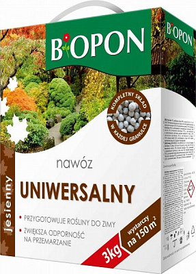 Добриво осіннє Biopon гранульоване універсальне 3 кг