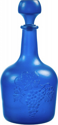 Пляшка з кришкою Фуфирик 1,5 л синій мат GlassGo