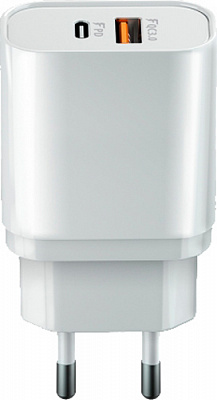 Зарядний пристрій Forever 2X TYPE-C PD+QC3.0 (20W) білий