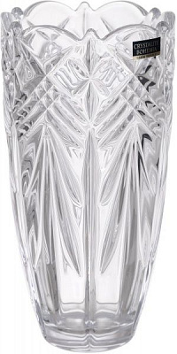 Ваза Taurus стеклянная прозрачная 20 см Bohemia