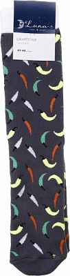Носки мужские Luna Перцы цветные р.41-44 темно-синий 1 шт.