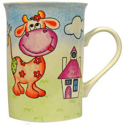 Кружка порцелянова Keramia Корівка 300 мл