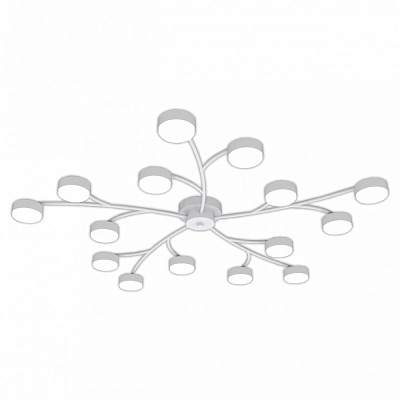 Люстра стельова Hopfen STARK SKOG-GX-15 WH 15xGX53 білий