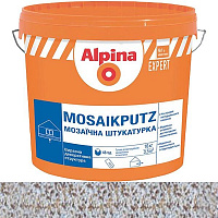 Декоративна штукатурка мозаїчна Alpina Expert Mosaikputz 13 16 кг коричневийпомаранчевийбілий
